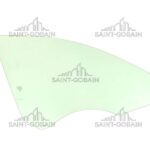 RIGHT FRONT DOOR GLASS GREEN (1 HOLE) SEKURIT